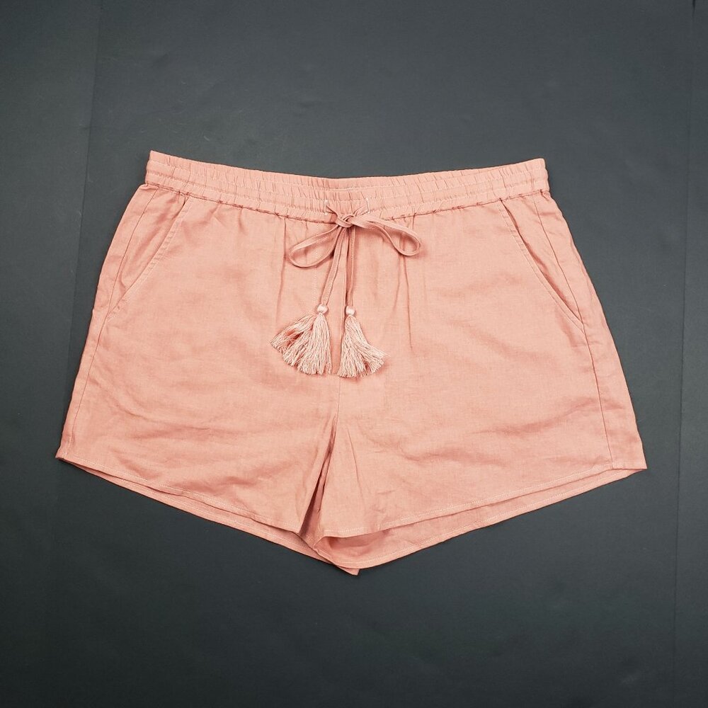 Andie Swim The Graciosa Short Women's Medium Sunset Linen Blend Beach Lounge NWT - Picture 16 of 16